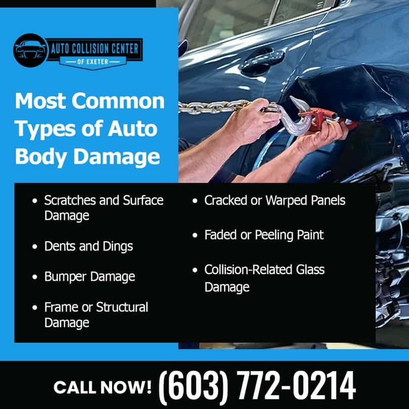 Most Common Types of Auto Body Damage