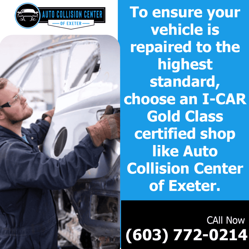 Choose I-CAR Gold Class certified shop