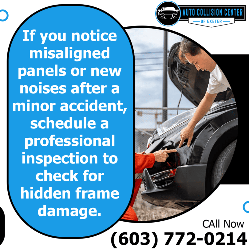 Top Signs You Need Professional Auto Body Repair After a Minor Accident 1 Professional Frame Damage Inspection