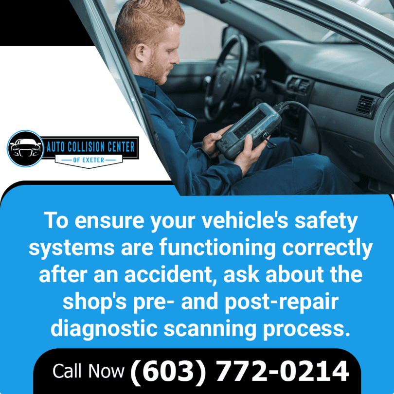 pre and post repair diagnostic scanning process