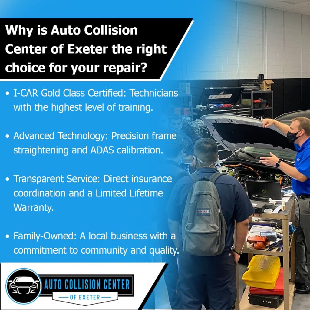 Why Auto Collision Center of Exeter Is Your Collision Shop Of Choice In Exeter, NH 2 Choosing right collision center