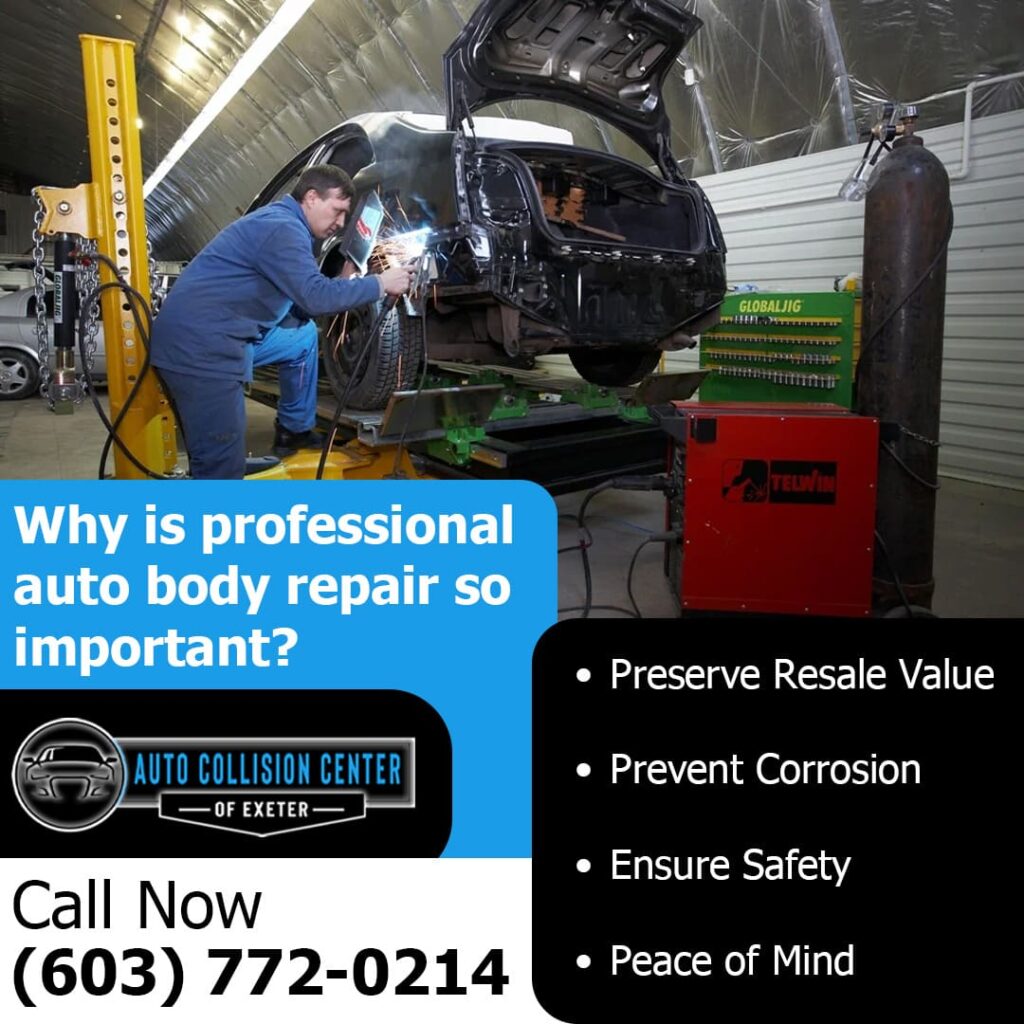why professional auto body repair so important