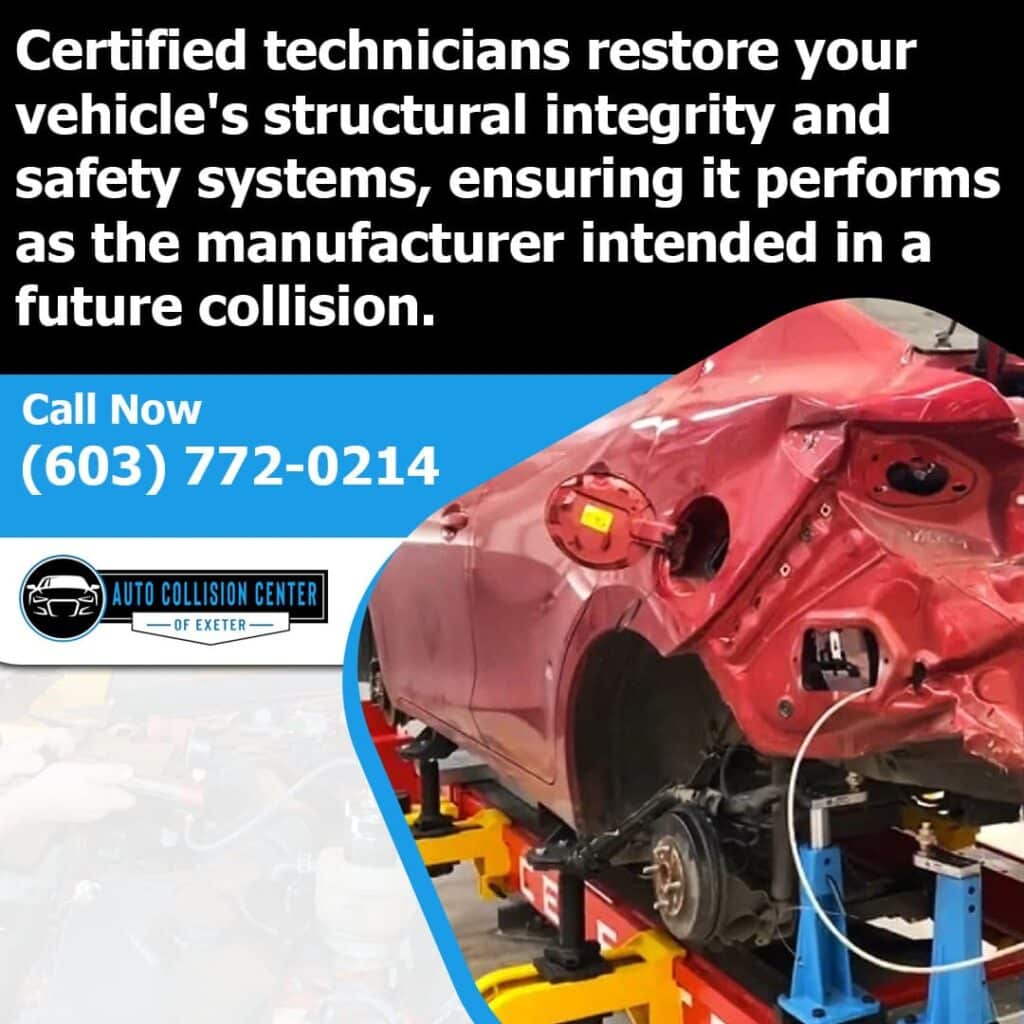 What Happens Beneath the Surface During Auto Body Repairs 2 certified technicians restore vehicle structural integrity